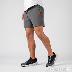 Flow 2.0 Short (Athletic) - Charcoal 5.5" & 7"