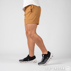 Flow 2.0 Mod Short (Athletic) - Turmeric 5.5" & 7" - Linerless