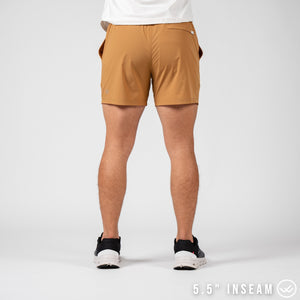Flow 2.0 Mod Short (Athletic) - Turmeric 5.5" & 7" - Linerless