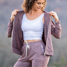 Kozie Zip-Hoodie - Plum