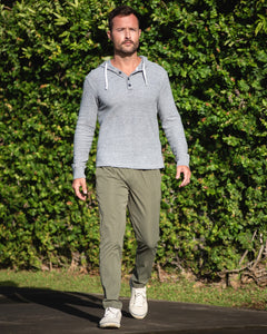 Sapien Pant (Casual Stretch) - Olive - Front Lifestyle